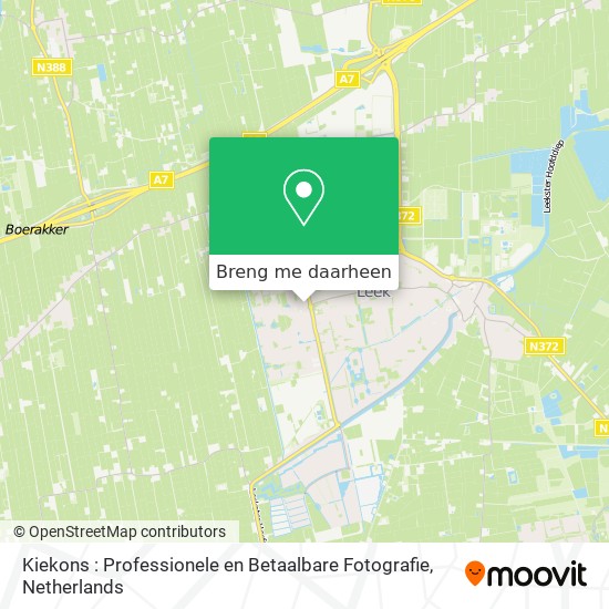 Kiekons : Professionele en Betaalbare Fotografie kaart