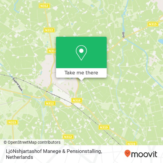 LjóNshjartashof Manege & Pensionstalling, Nieuwenhuishoekweg 1B kaart