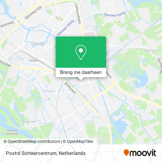 Postnl Sorteercentrum kaart