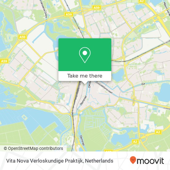 Vita Nova Verloskundige Praktijk, Emmaplein 21 kaart