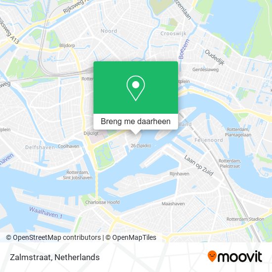Zalmstraat kaart