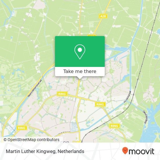 Martin Luther Kingweg, 9403 Assen kaart