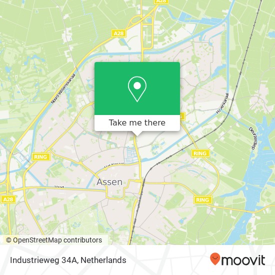 Industrieweg 34A, Industrieweg 34A, 9403 AB Assen, Nederland kaart