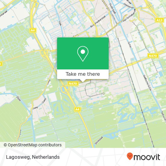 Lagosweg, Lagosweg, 2622 Delft, Nederland kaart