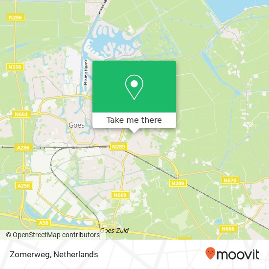 Zomerweg, Zomerweg, 4481 Kloetinge, Nederland kaart