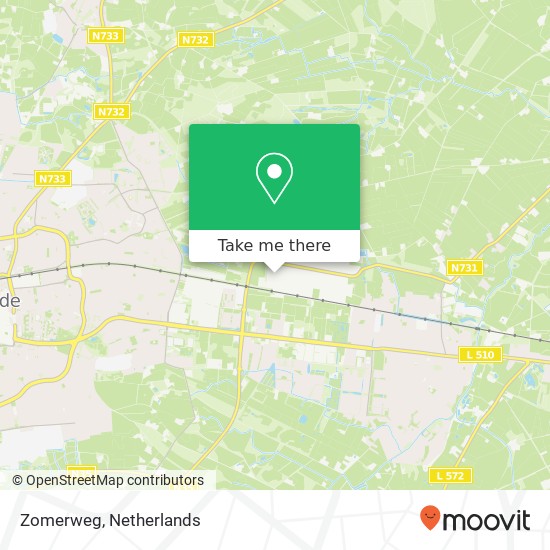 Zomerweg, Zomerweg, 7532 Enschede, Nederland kaart