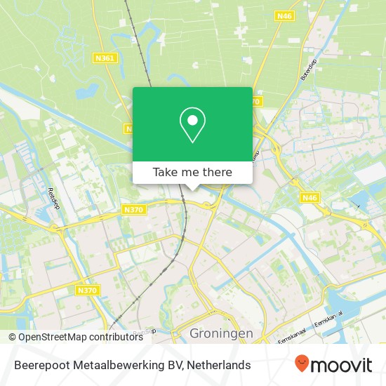Beerepoot Metaalbewerking BV, Van der Hoopstraat 18A kaart