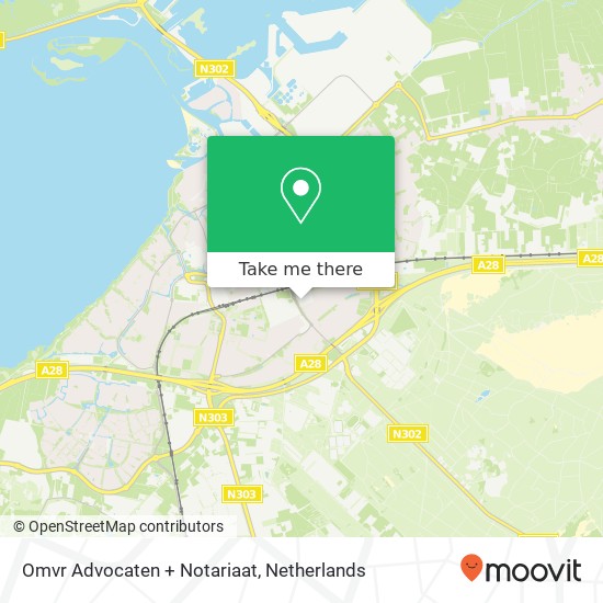 Omvr Advocaten + Notariaat, Deventerweg 9C kaart