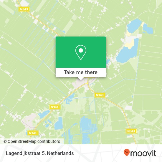Lagendijkstraat 5, 7694 BH Kloosterhaar kaart