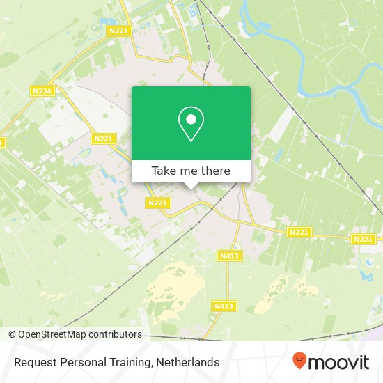 Request Personal Training, Eigendomweg 2A kaart