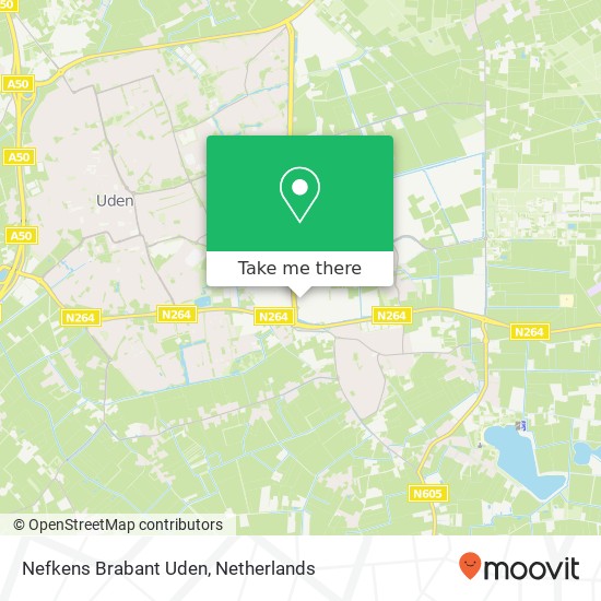 Nefkens Brabant Uden, Nijverheidsstraat 2 kaart