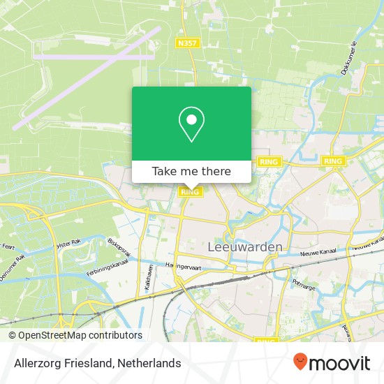 Allerzorg Friesland, Valeriusstraat 61 kaart