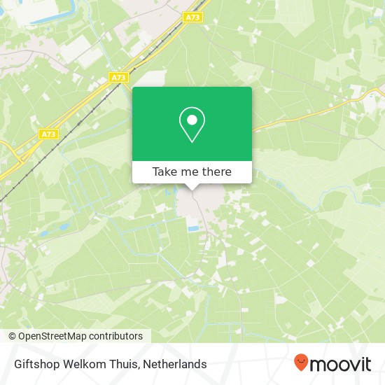 Giftshop Welkom Thuis, Markt 1A 6065 AV Montfort kaart