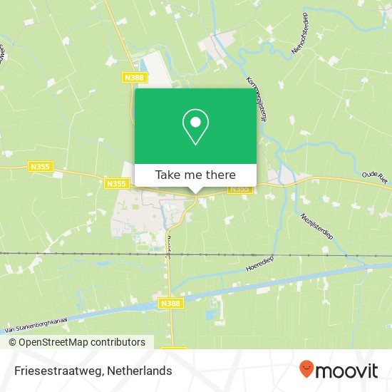 Friesestraatweg, 9843 Grijpskerk kaart