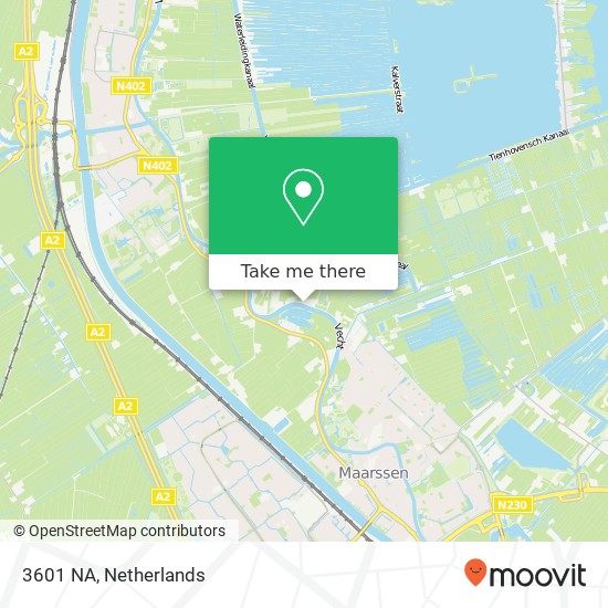 3601 NA, 3601 NA Maarssen, Nederland kaart