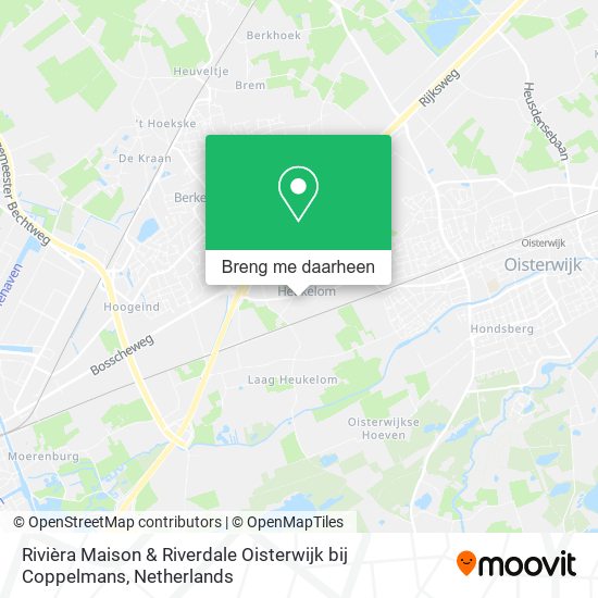 Rivièra Maison & Riverdale Oisterwijk bij Coppelmans kaart