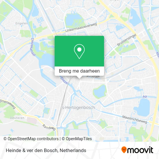 Heinde & ver den Bosch kaart