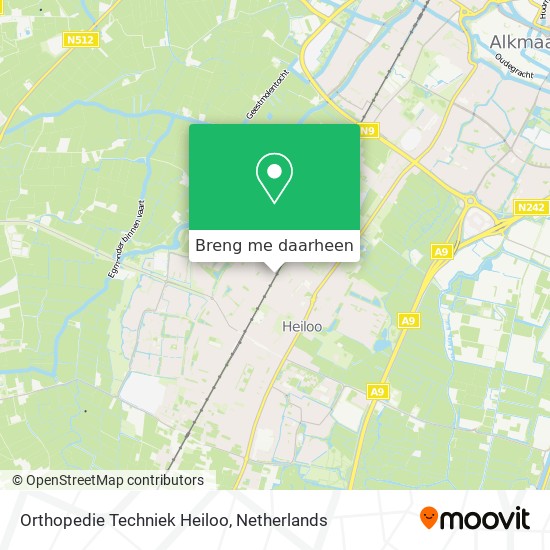 Orthopedie Techniek Heiloo kaart