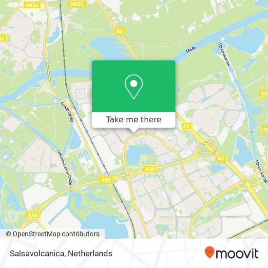 Salsavolcanica, Troelstradreef 160 5237 DE 's-Hertogenbosch kaart