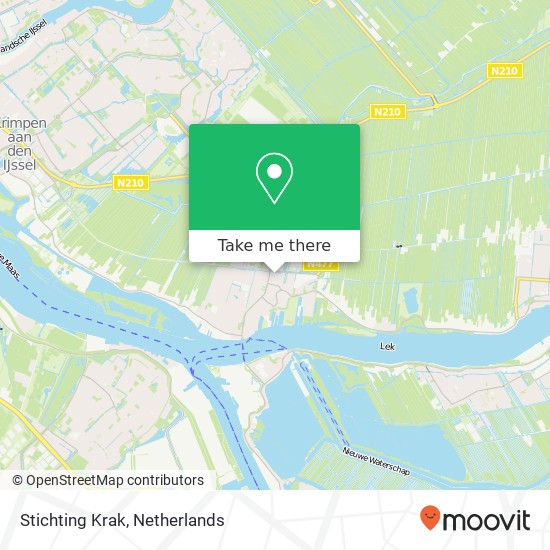 Stichting Krak, Speenhoffstraat kaart