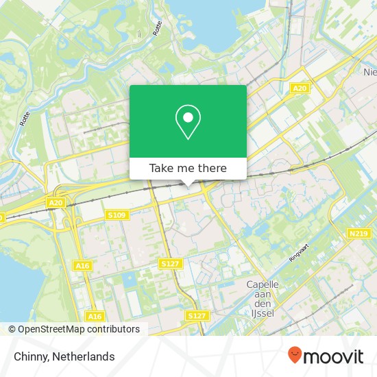 Chinny, Watermanweg 3 3067 GA Rotterdam kaart