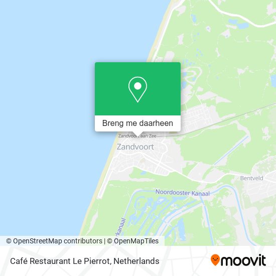 Café Restaurant Le Pierrot kaart