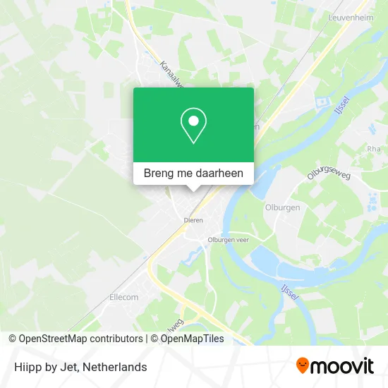 Hiipp by Jet kaart