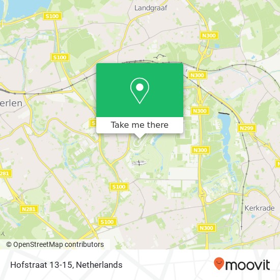 Hofstraat 13-15, Hofstraat 13-15, 6372 XC Landgraaf, Nederland kaart