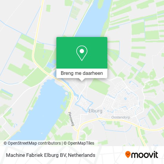 Machine Fabriek Elburg BV, Industriestraat 10 kaart
