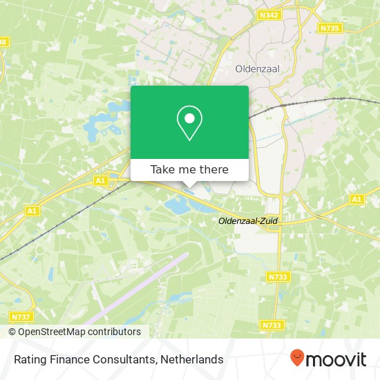 Rating Finance Consultants, Zutphenstraat 12 kaart