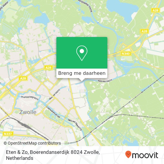 Eten & Zo, Boerendanserdijk 8024 Zwolle kaart