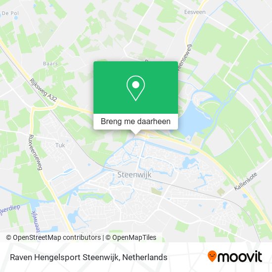 Raven Hengelsport Steenwijk kaart