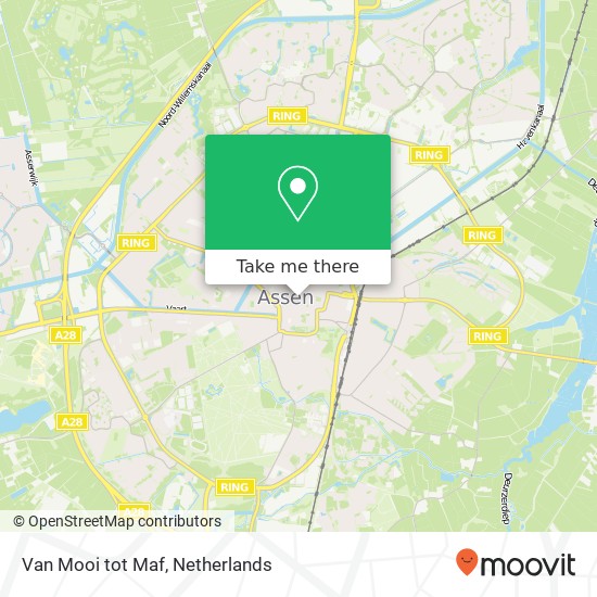 Van Mooi tot Maf, Gedempte Singel 24 9401 JP Assen kaart