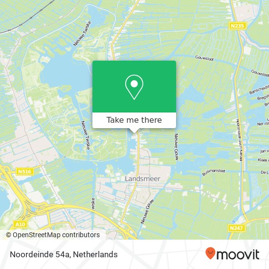 Noordeinde 54a, 1121 AE,1121 AE Landsmeer kaart