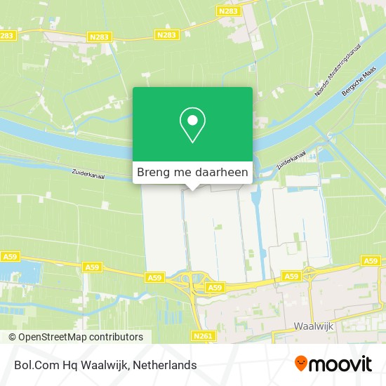 Bol.Com Hq Waalwijk kaart