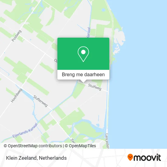 Klein Zeeland kaart