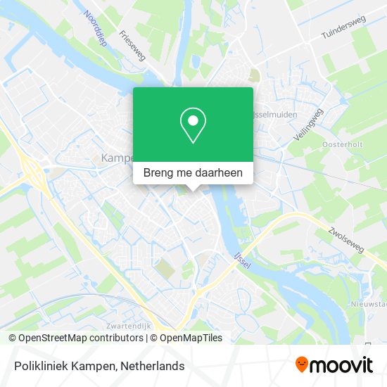 Polikliniek Kampen kaart