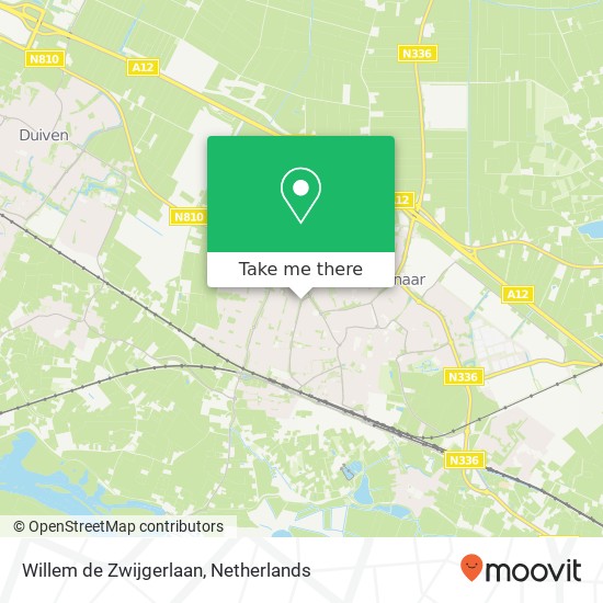 Willem de Zwijgerlaan, 6904 Zevenaar kaart