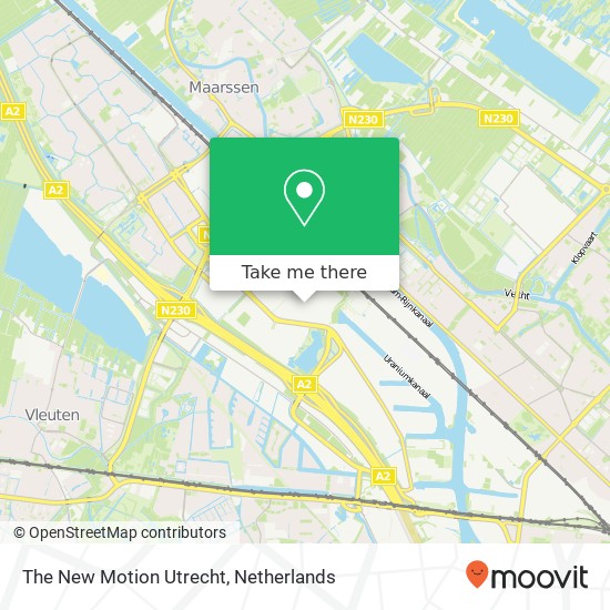 The New Motion Utrecht kaart