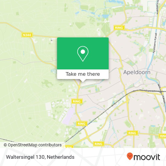 Waltersingel 130, Waltersingel 130, 7314 NX Apeldoorn, Nederland kaart