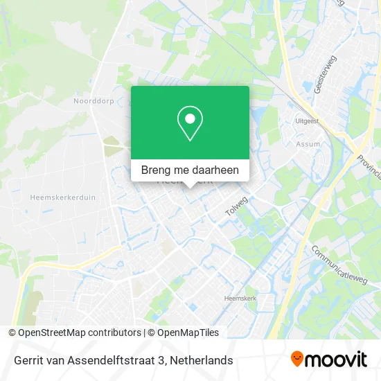 Gerrit van Assendelftstraat 3 kaart
