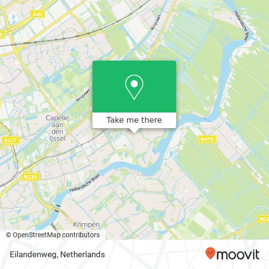 Eilandenweg, 2904 Capelle aan den IJssel kaart