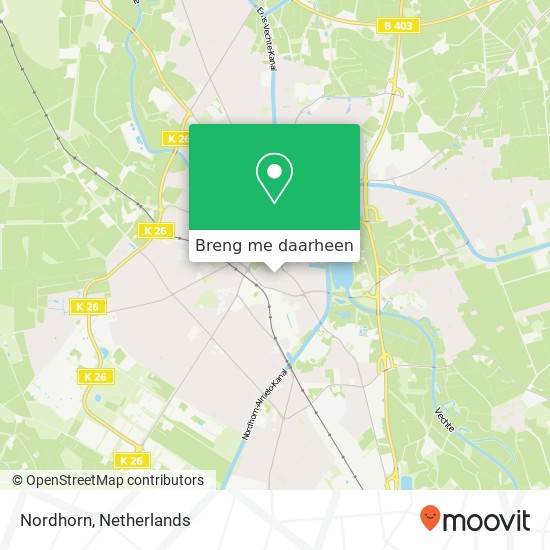 Nordhorn kaart