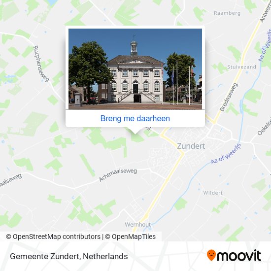 Gemeente Zundert kaart