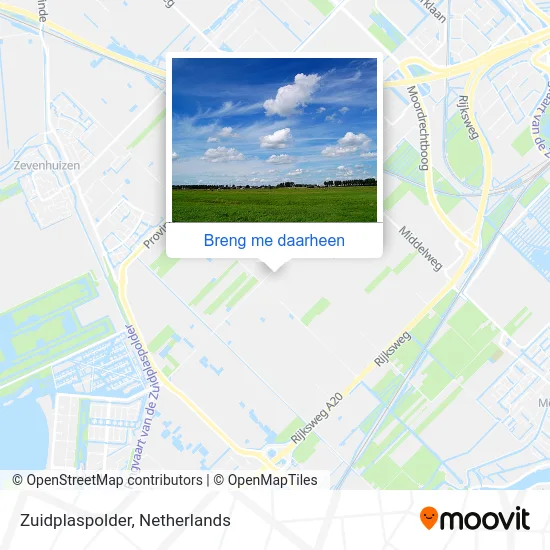 Zuidplaspolder kaart