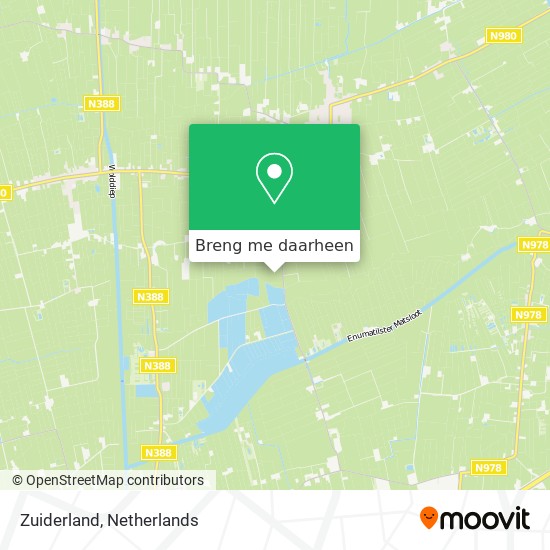 Zuiderland kaart