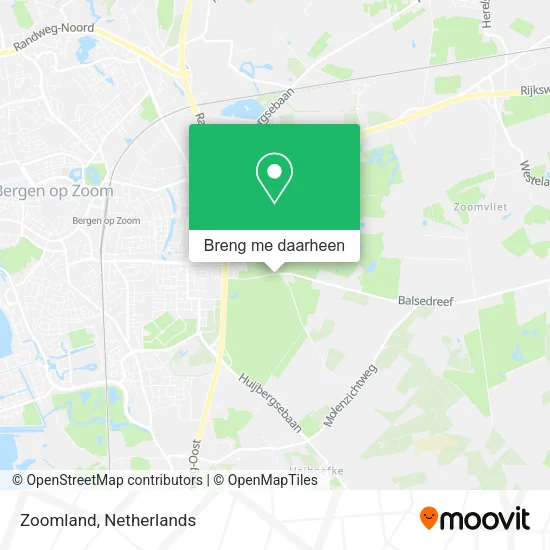 Zoomland kaart