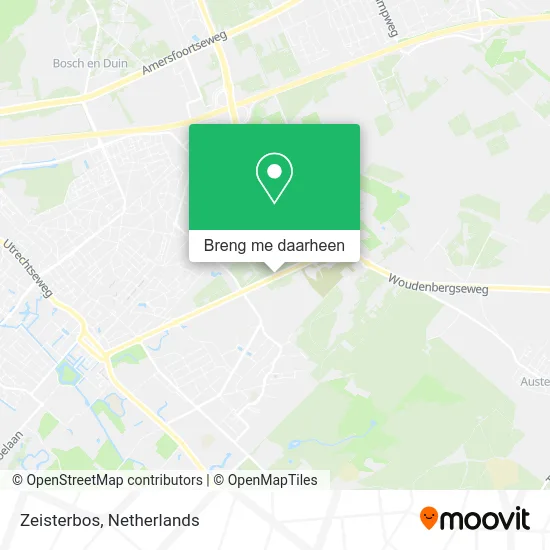 Zeisterbos kaart