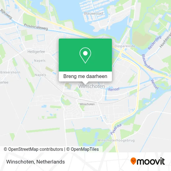 Winschoten kaart