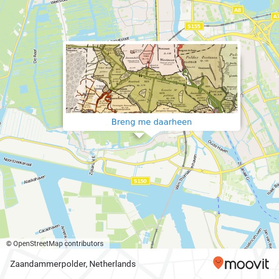 Zaandammerpolder kaart